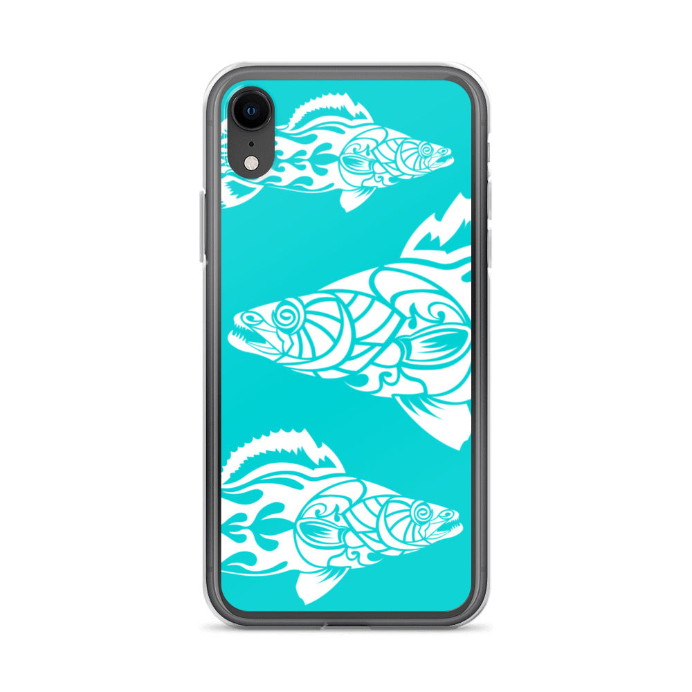 iPhone Case- Walleye - Turquoise