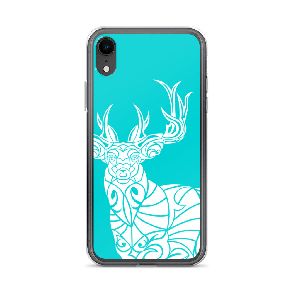 iPhone Case - Whitetail Deer - Turquoise