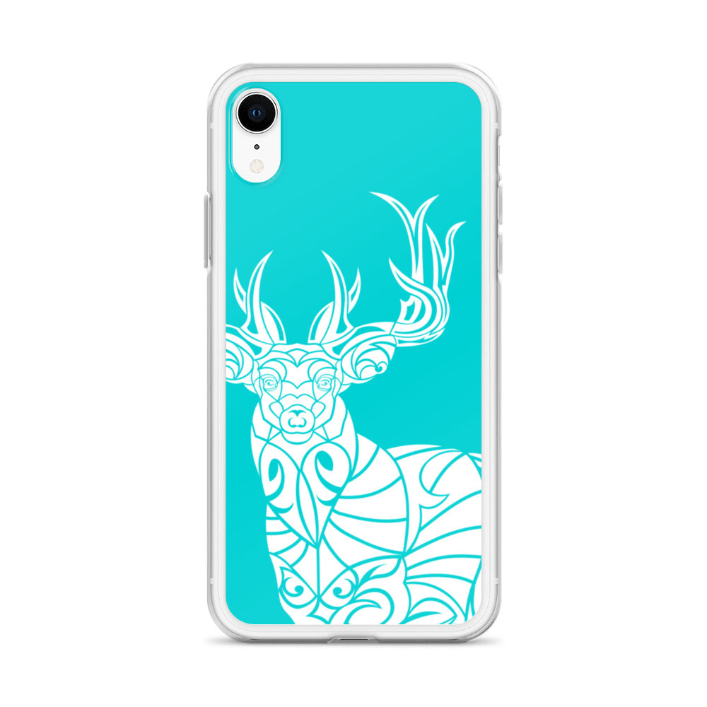 iPhone Case - Whitetail Deer - Turquoise