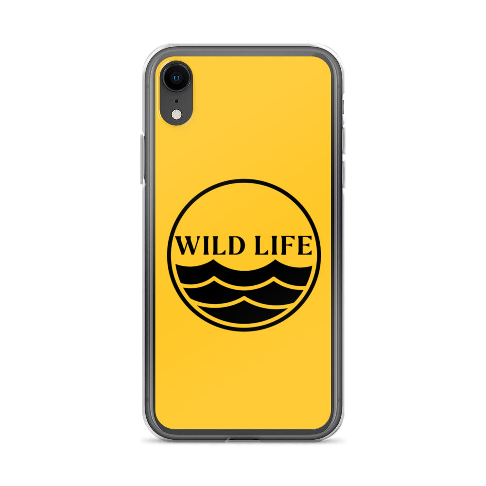 WILD LIFE iPhone Case - Yellow