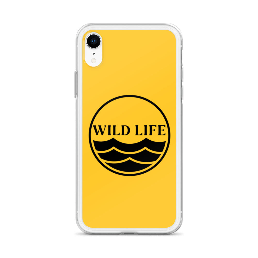 WILD LIFE iPhone Case - Yellow