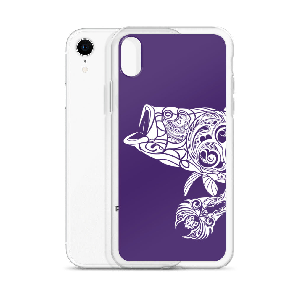 iPhone Case - Largemouth Bass - Purple