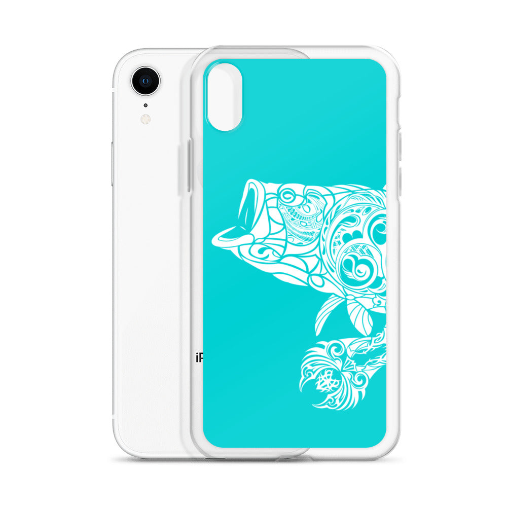 iPhone Case - Largemouth Bass - Turquosie