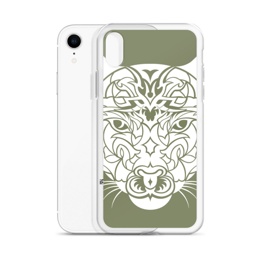 iPhone Case - Mountain Lion - Forest Green
