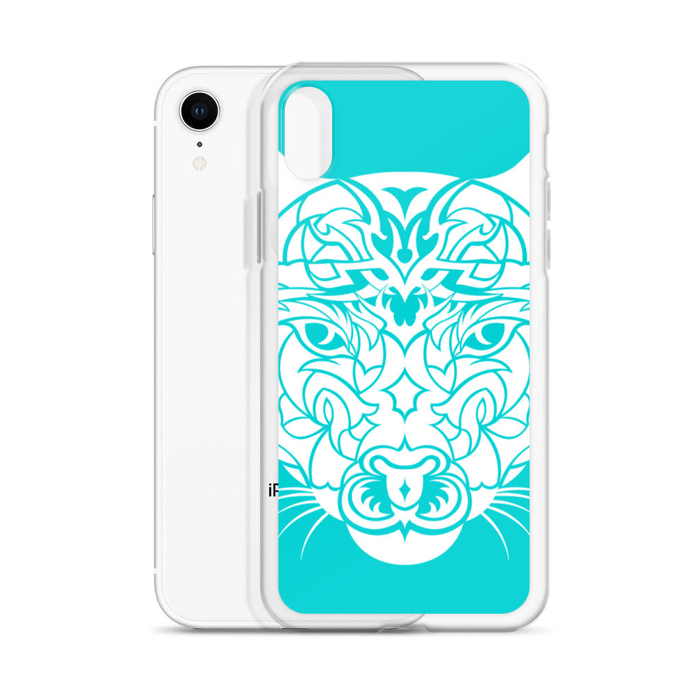 iPhone Case - Mountain Lion - Turquoise