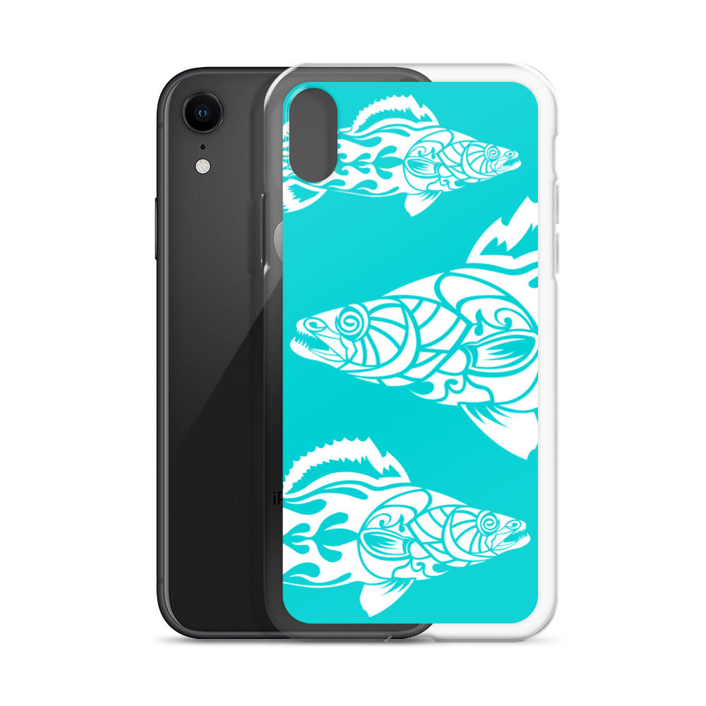 iPhone Case- Walleye - Turquoise