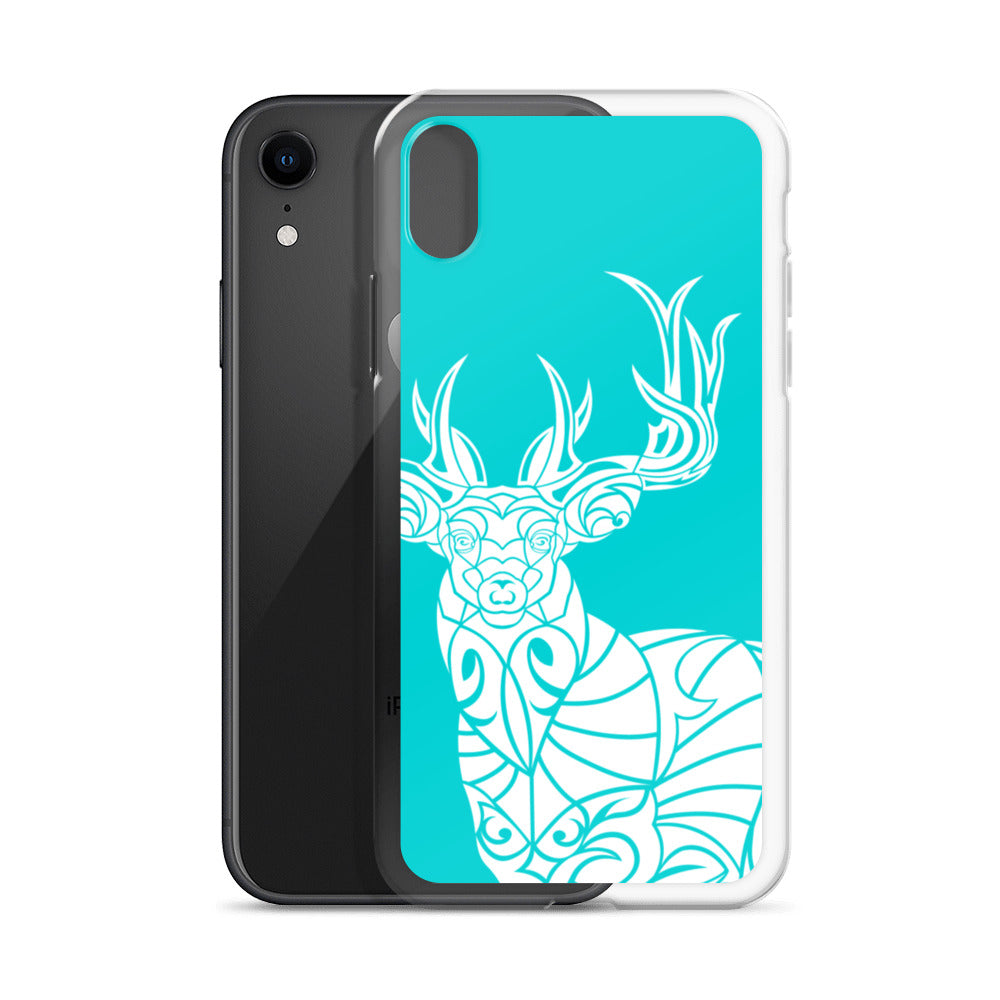 iPhone Case - Whitetail Deer - Turquoise