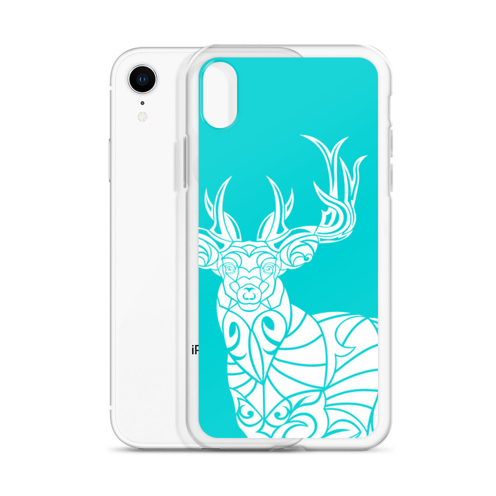 iPhone Case - Whitetail Deer - Turquoise