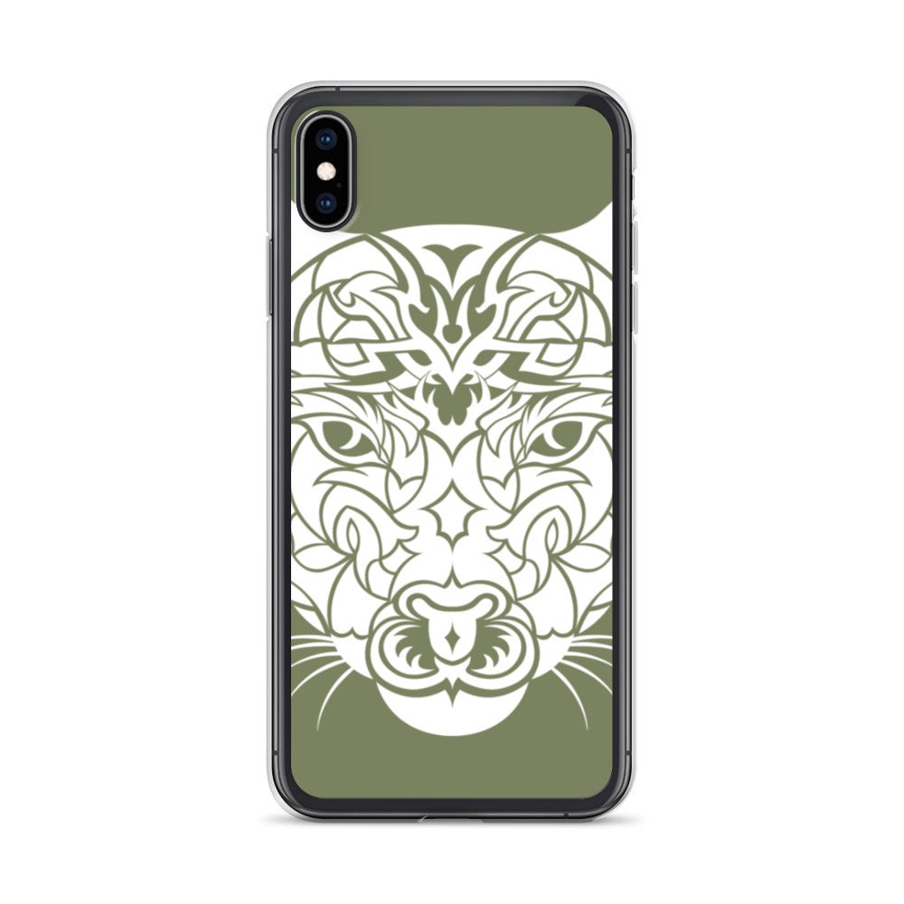 iPhone Case - Mountain Lion - Forest Green
