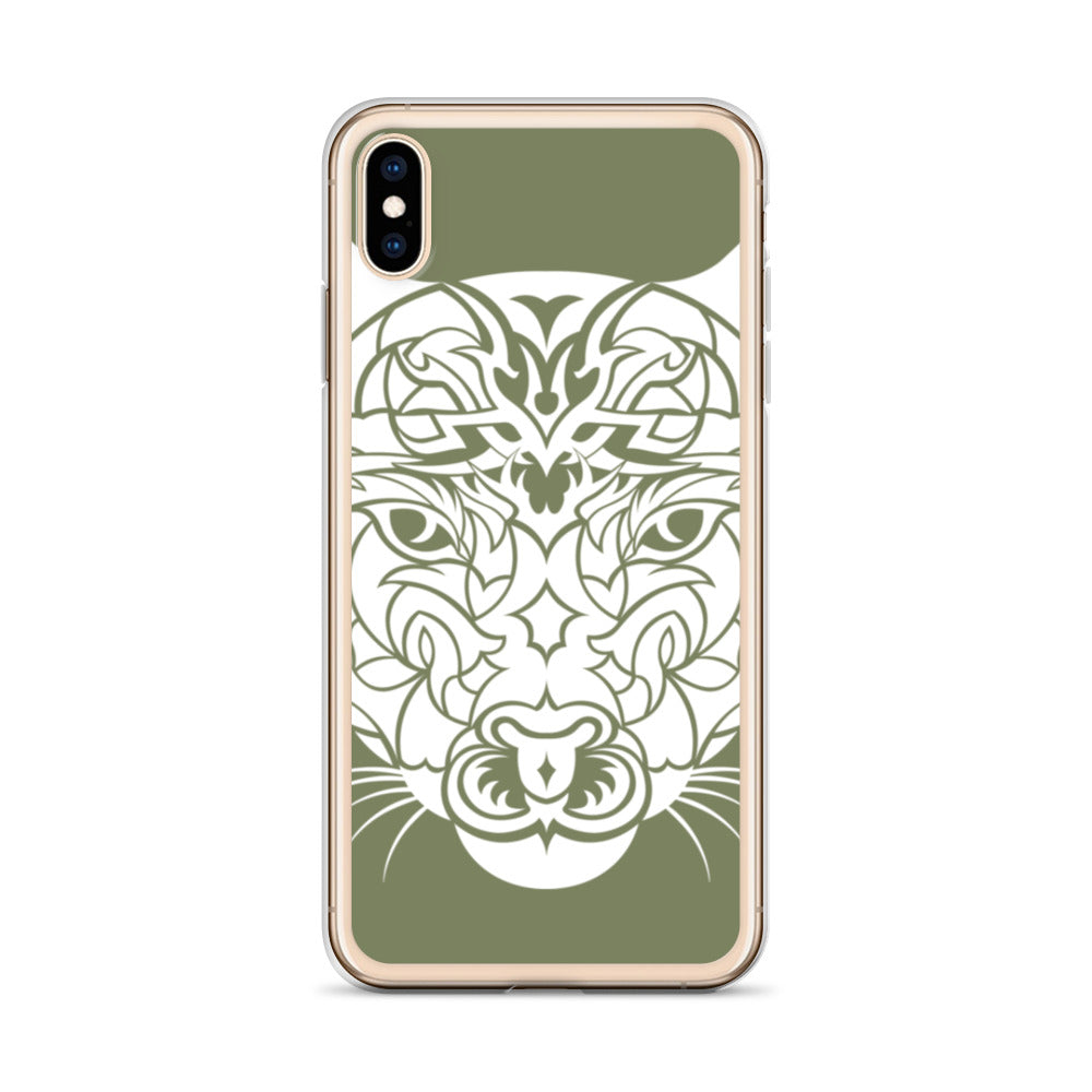 iPhone Case - Mountain Lion - Forest Green