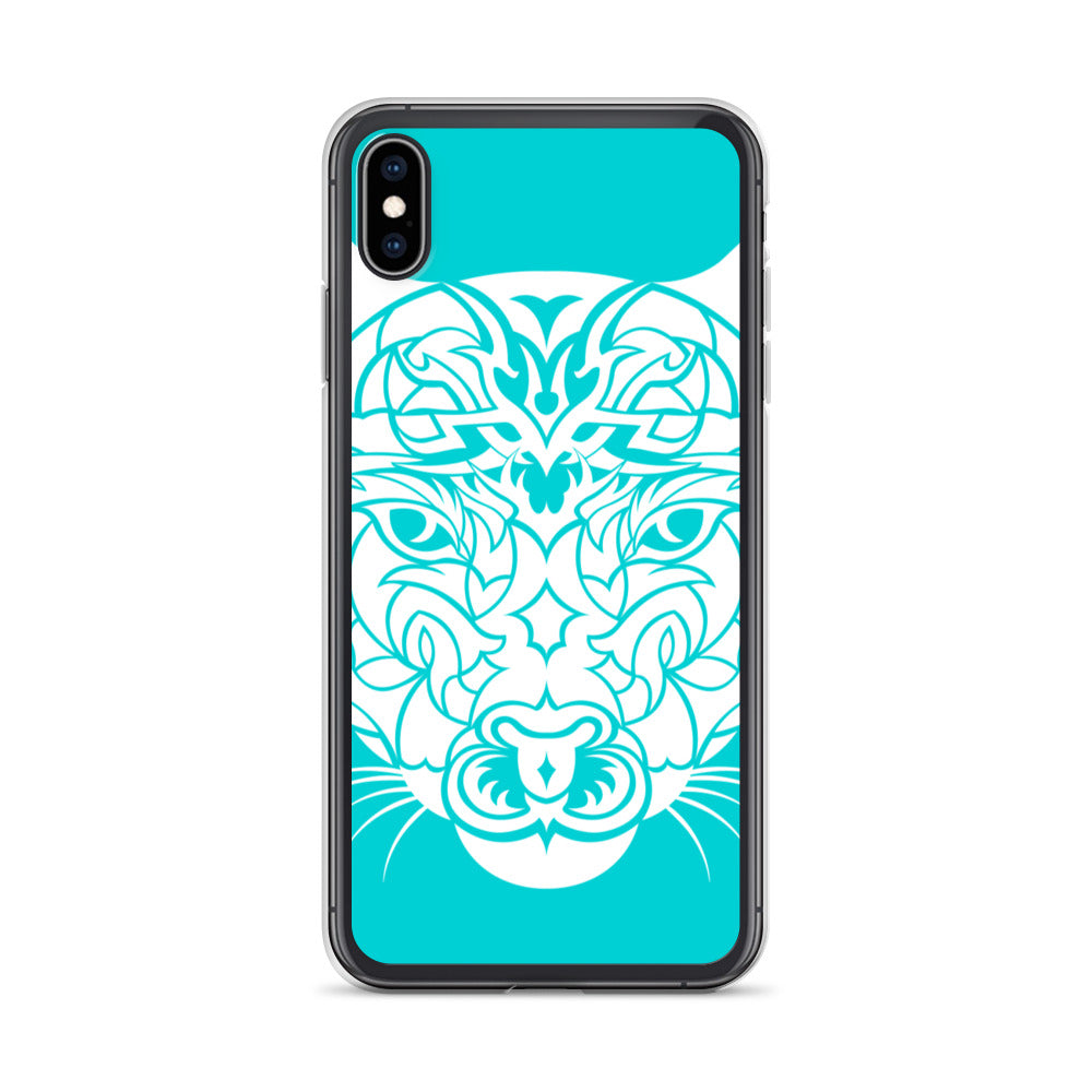 iPhone Case - Mountain Lion - Turquoise