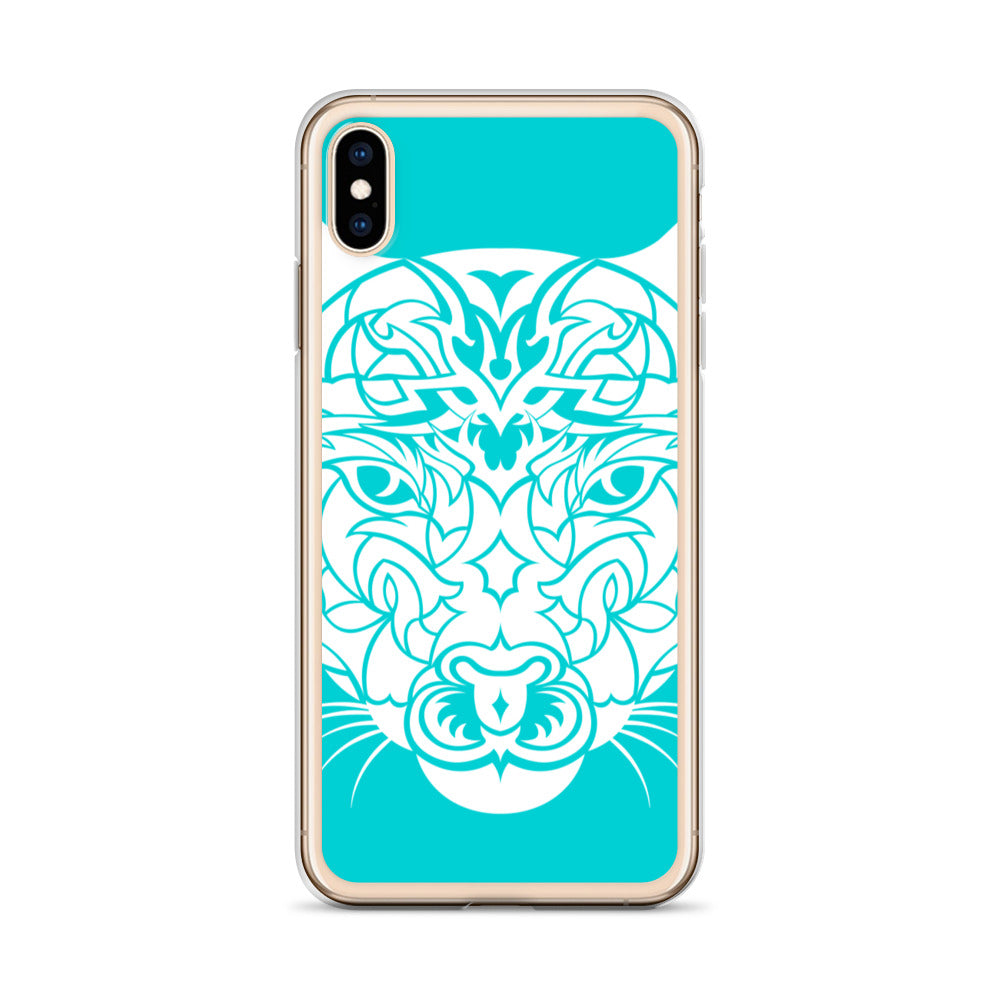 iPhone Case - Mountain Lion - Turquoise