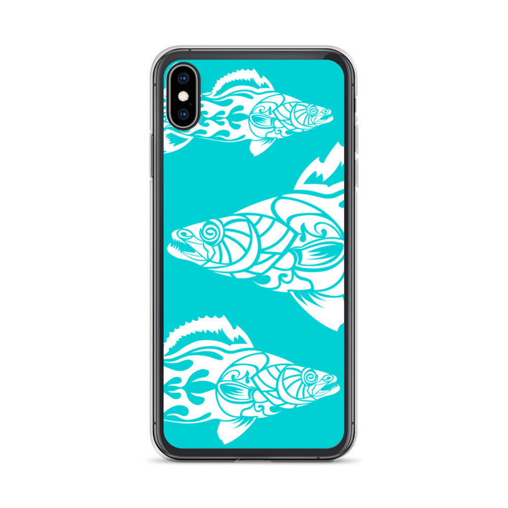 iPhone Case- Walleye - Turquoise
