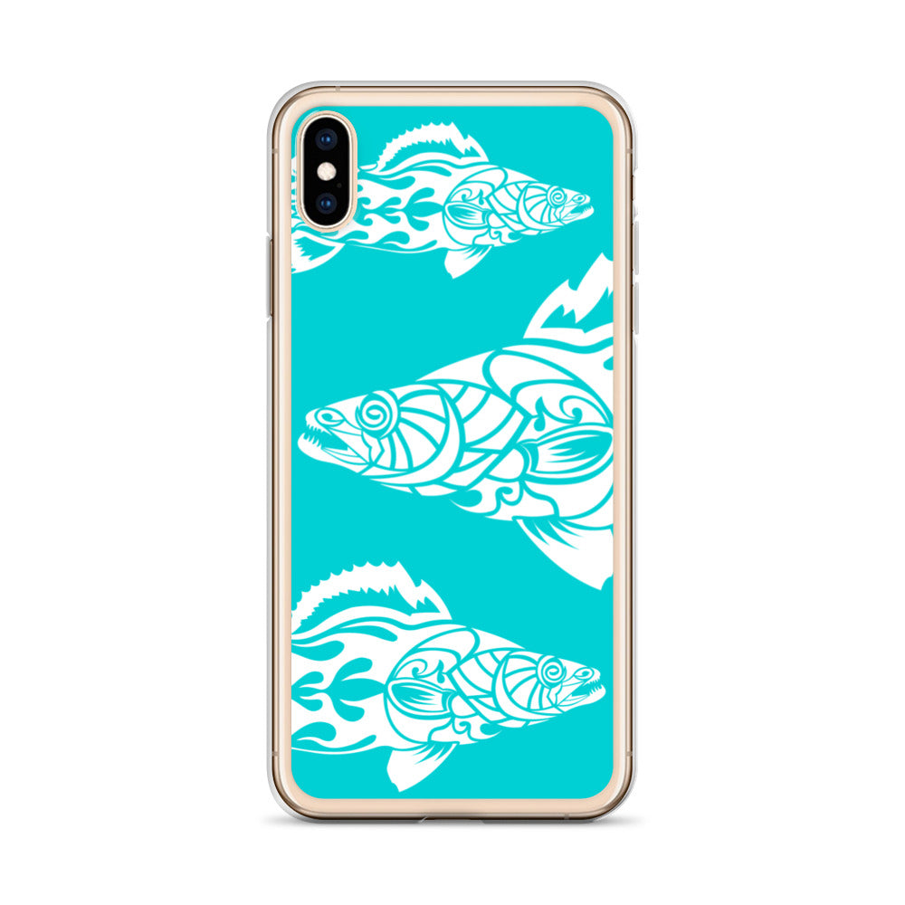 iPhone Case- Walleye - Turquoise