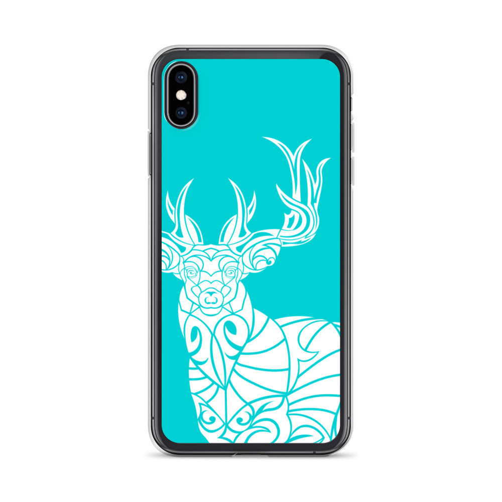 iPhone Case - Whitetail Deer - Turquoise