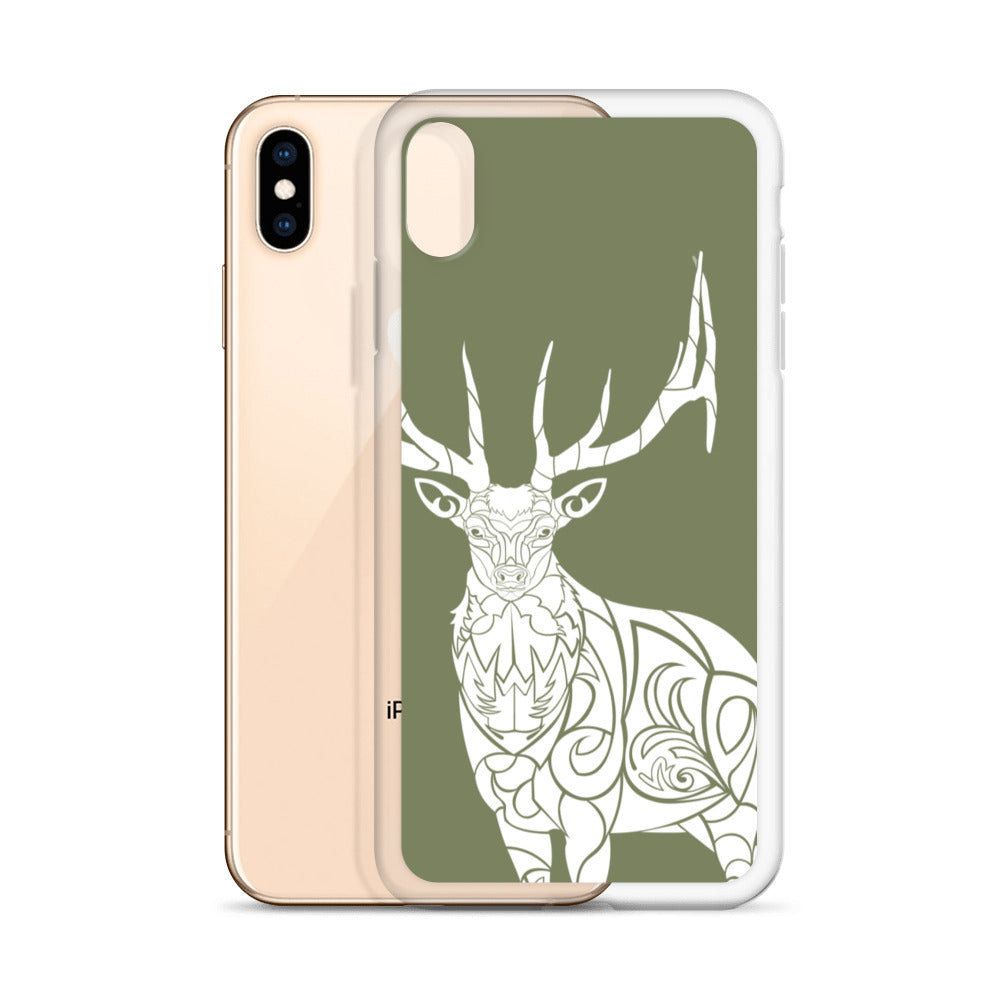 iPhone Case - Elk - Forest Green