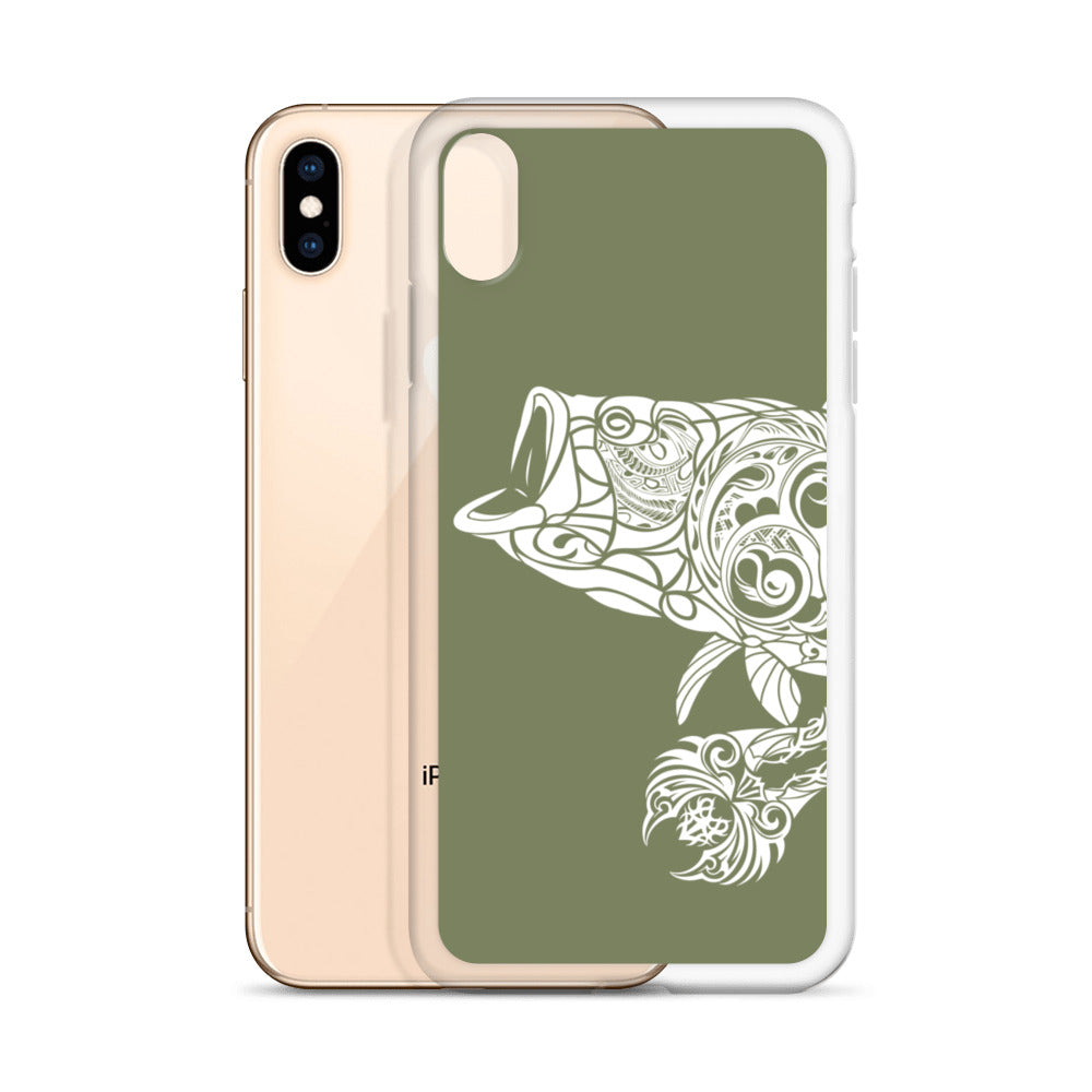iPhone Case - Largemouth Bass - Forest Green