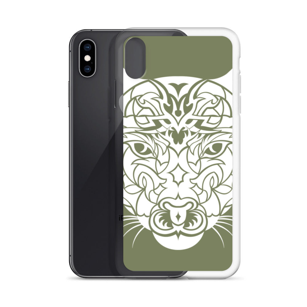 iPhone Case - Mountain Lion - Forest Green