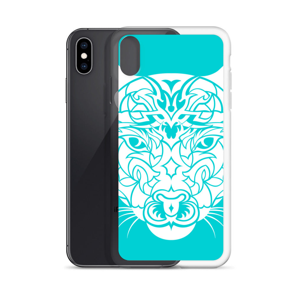 iPhone Case - Mountain Lion - Turquoise