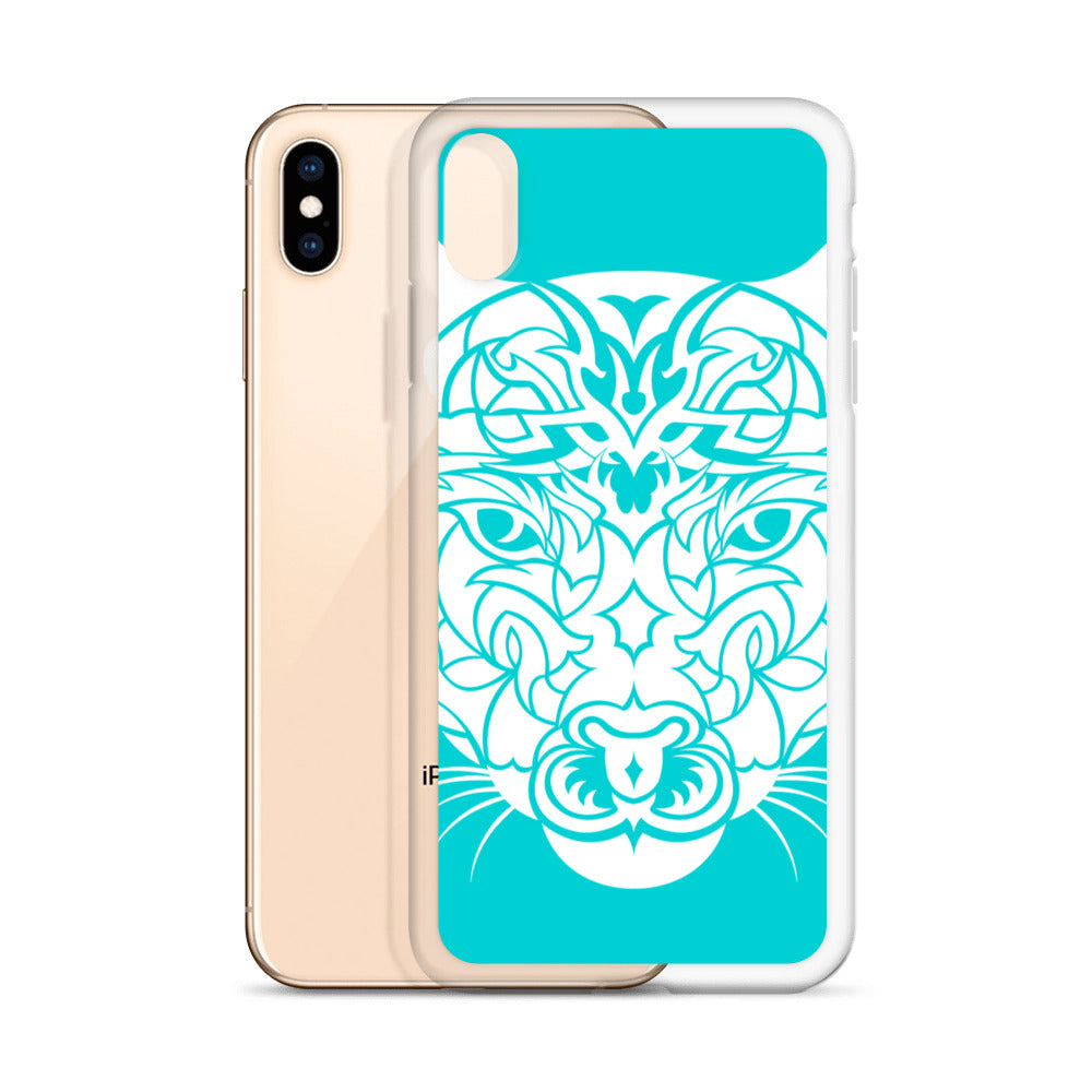 iPhone Case - Mountain Lion - Turquoise
