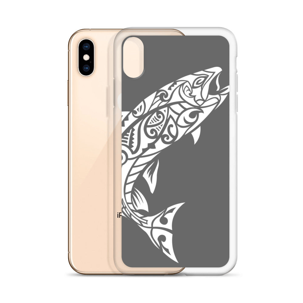 iPhone Case - Rainbow Trout - Grey