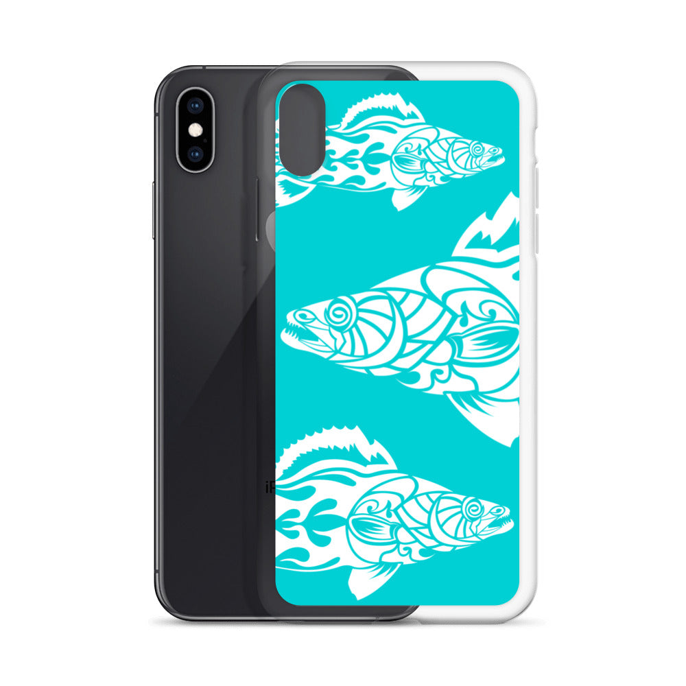 iPhone Case- Walleye - Turquoise