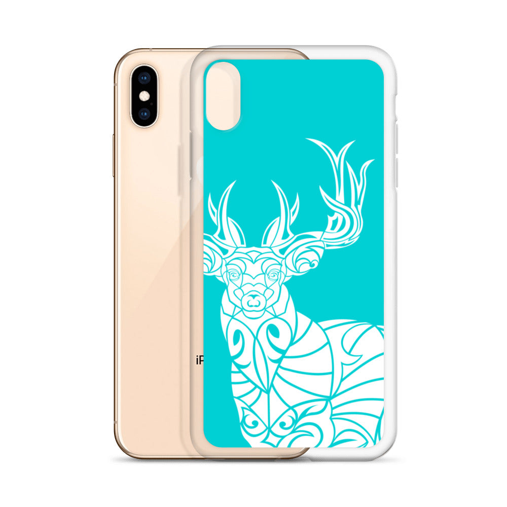iPhone Case - Whitetail Deer - Turquoise