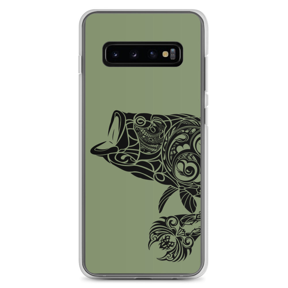 Samsung Case - Largemouth Bass - Camo Green - Tribewear Outdoors