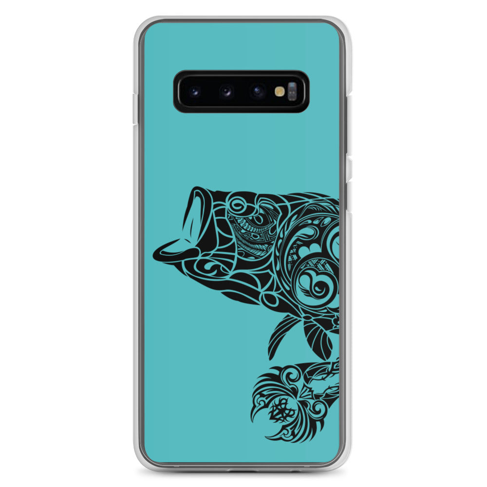 Samsung Case - Largemouth Bass - Teal - Tribewear Outdoors