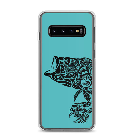 Samsung Case - Largemouth Bass - Teal - Tribewear Outdoors