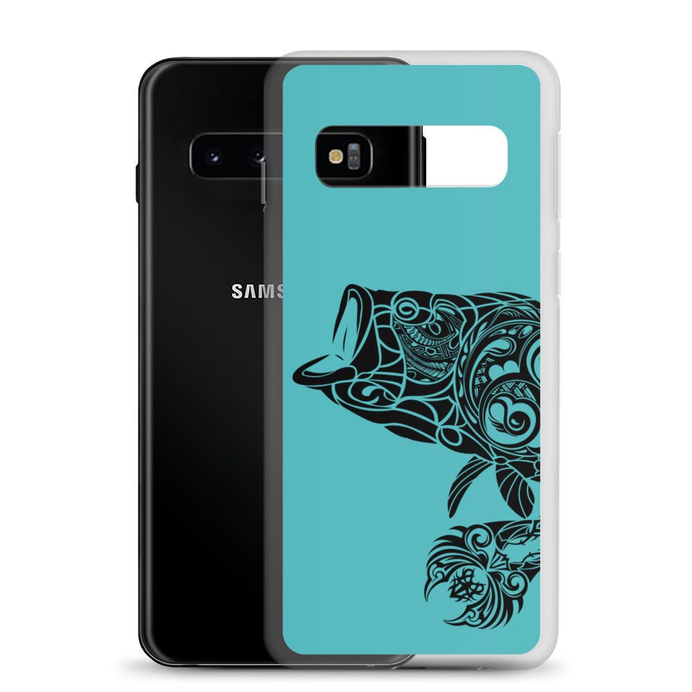 Samsung Case - Largemouth Bass - Teal - Tribewear Outdoors