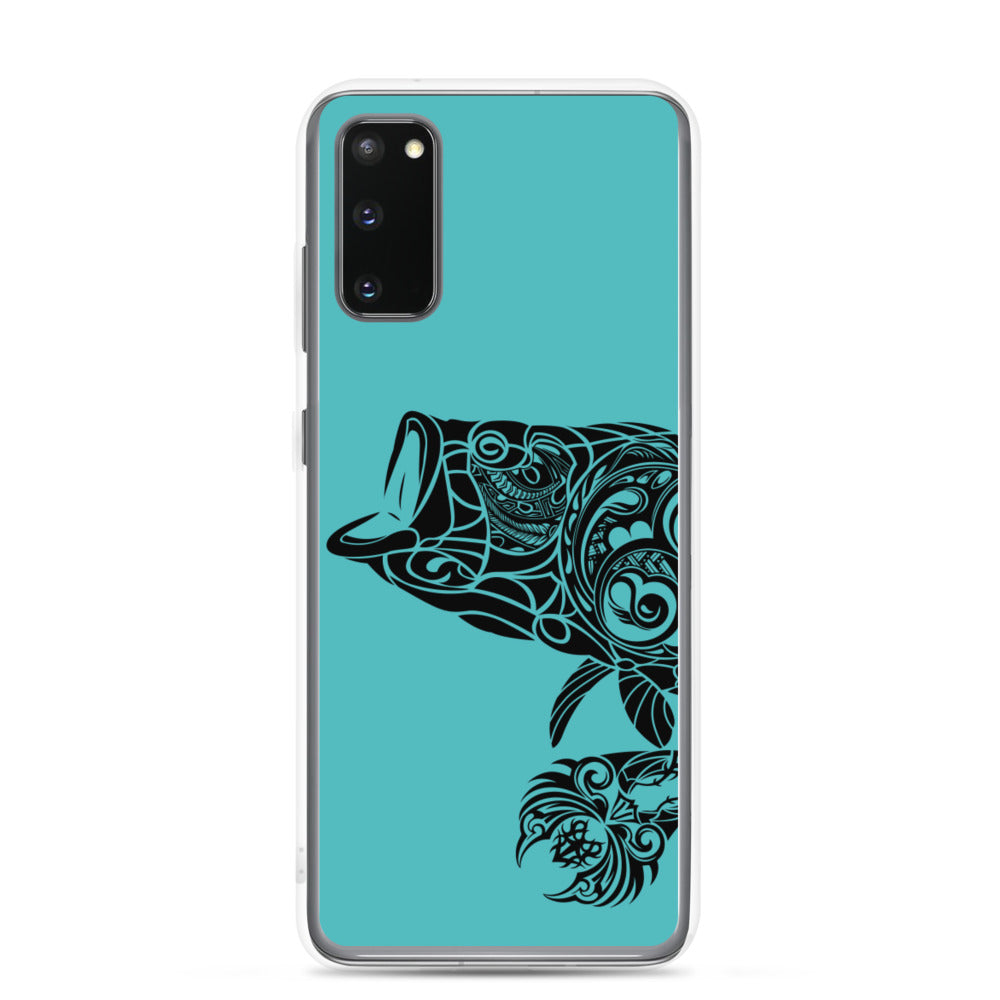 Samsung Case - Largemouth Bass - Teal - Tribewear Outdoors