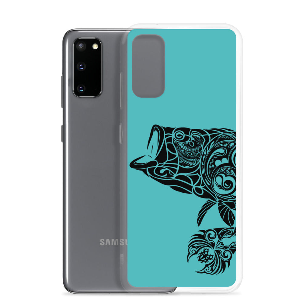 Samsung Case - Largemouth Bass - Teal - Tribewear Outdoors