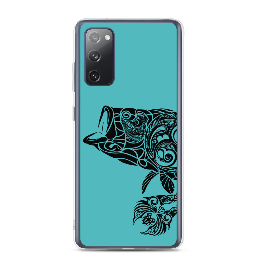 Samsung Case - Largemouth Bass - Teal - Tribewear Outdoors