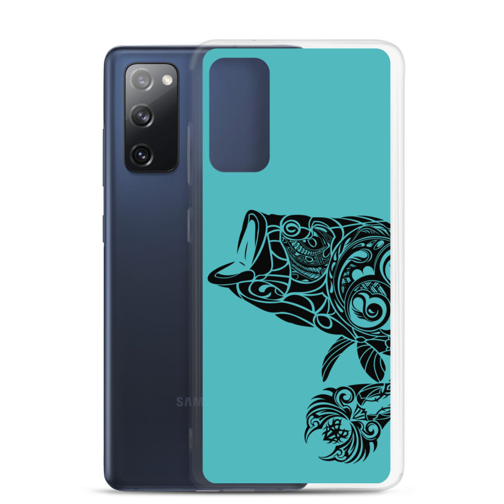 Samsung Case - Largemouth Bass - Teal - Tribewear Outdoors