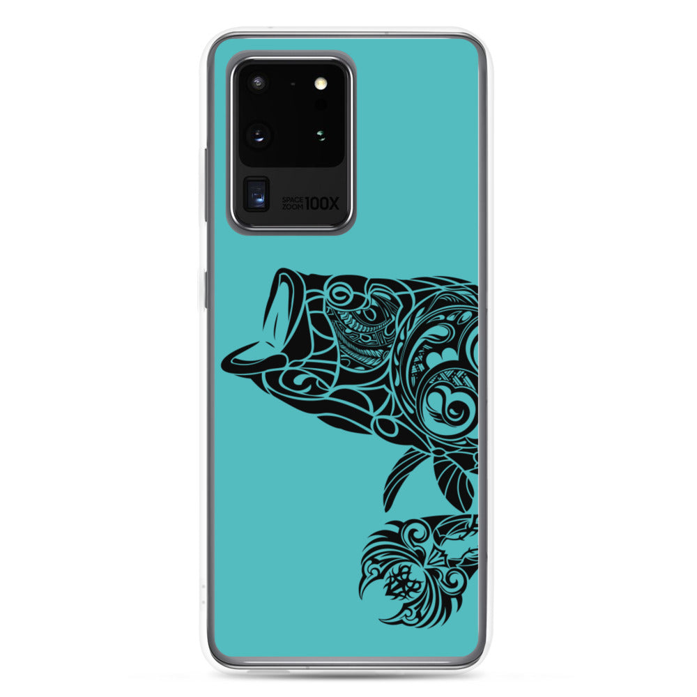 Samsung Case - Largemouth Bass - Teal - Tribewear Outdoors
