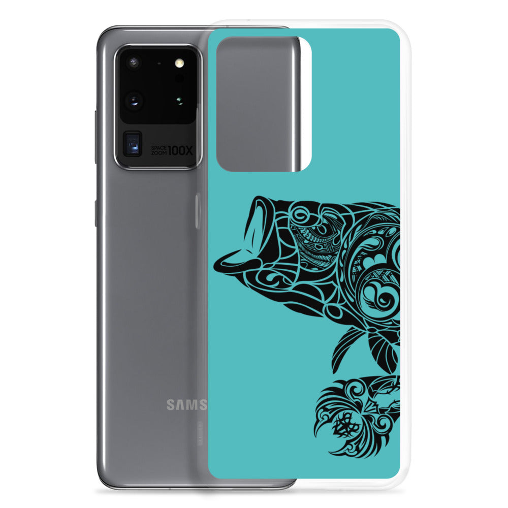 Samsung Case - Largemouth Bass - Teal - Tribewear Outdoors