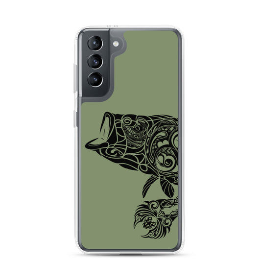 Samsung Case - Largemouth Bass - Camo Green - Tribewear Outdoors