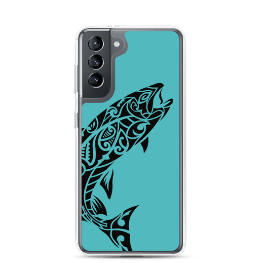 Samsung Case - Rainbow Trout - Teal - Tribewear Outdoors