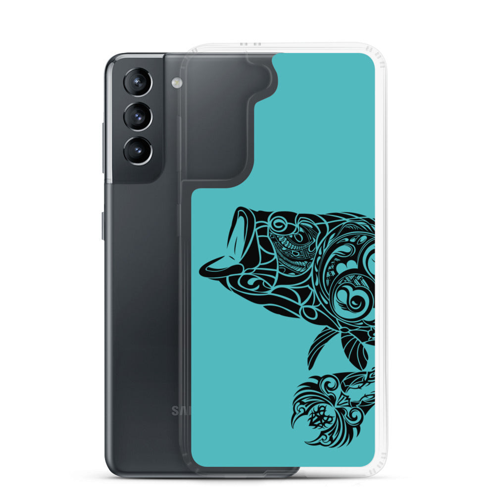 Samsung Case - Largemouth Bass - Teal - Tribewear Outdoors