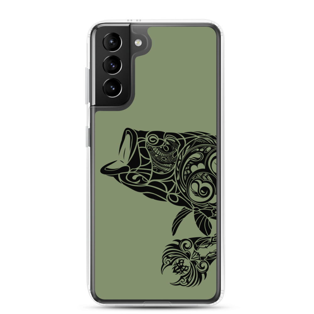 Samsung Case - Largemouth Bass - Camo Green - Tribewear Outdoors