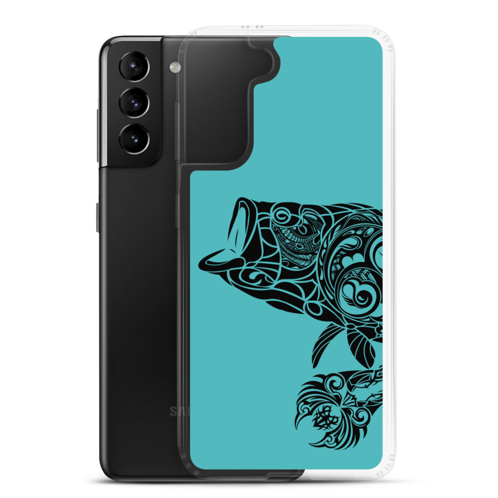 Samsung Case - Largemouth Bass - Teal - Tribewear Outdoors