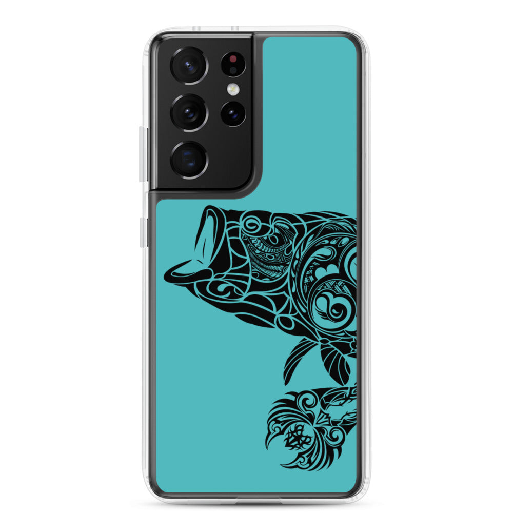 Samsung Case - Largemouth Bass - Teal - Tribewear Outdoors