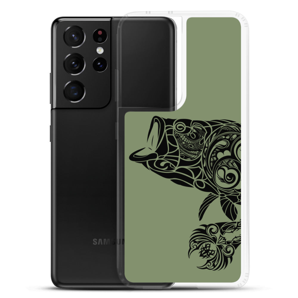 Samsung Case - Largemouth Bass - Camo Green - Tribewear Outdoors