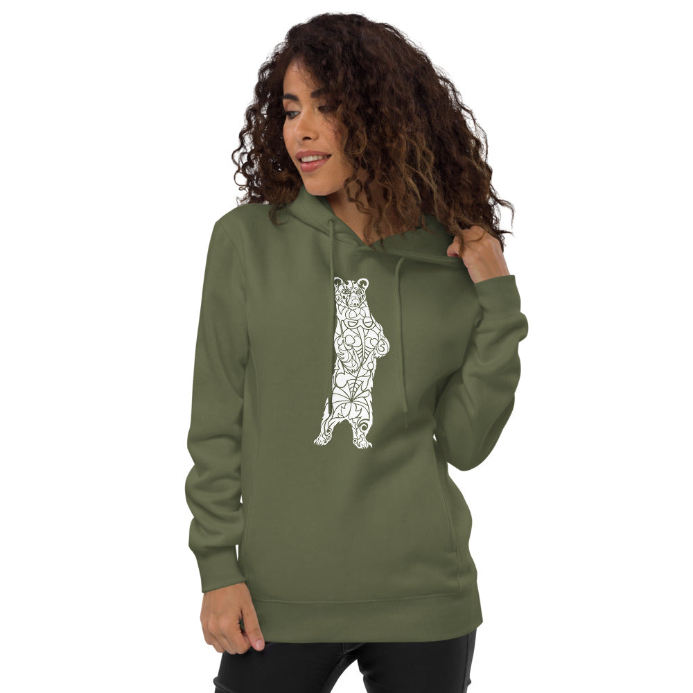 Women's Hoodie - Black Bear