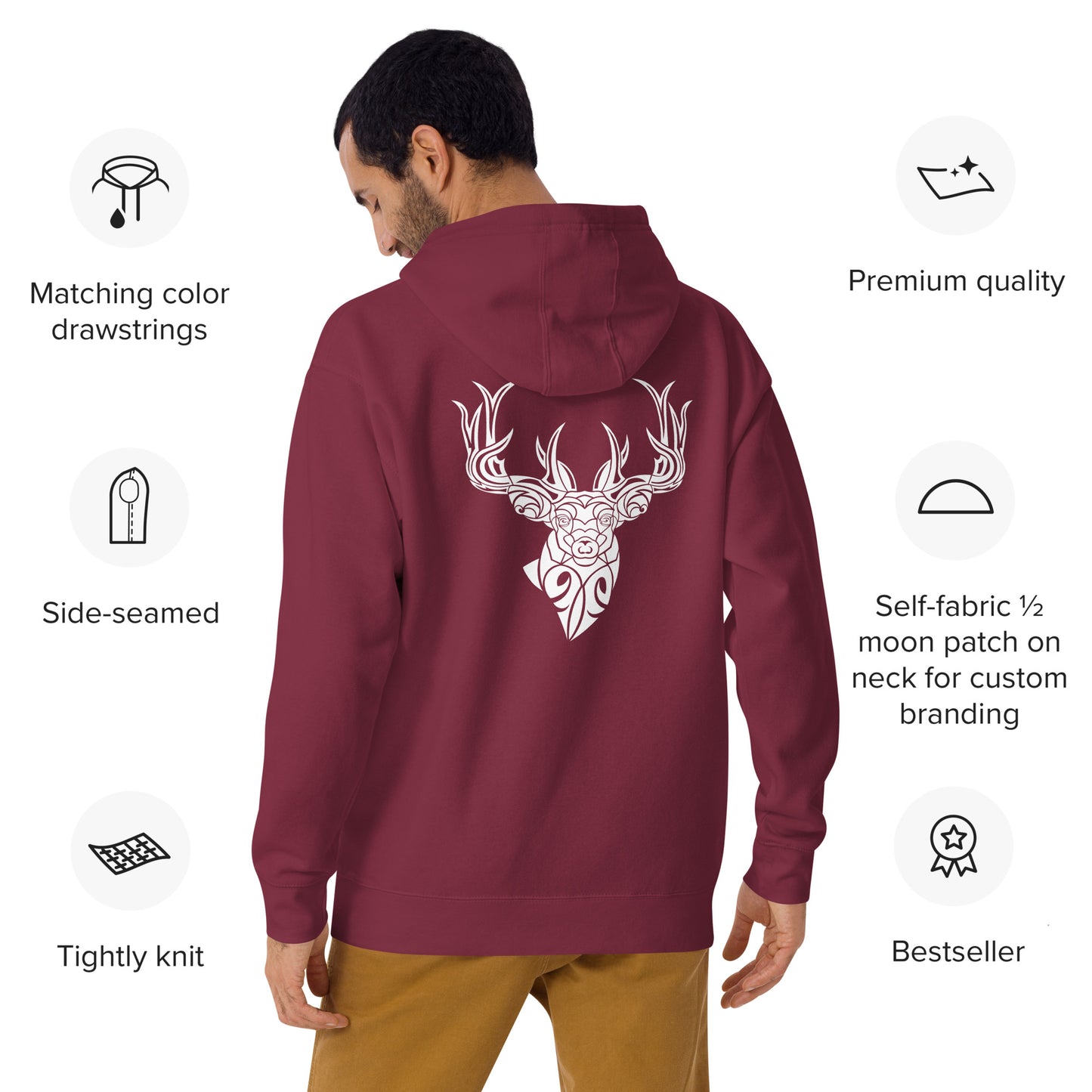 Premium Hoodie - Whitetail