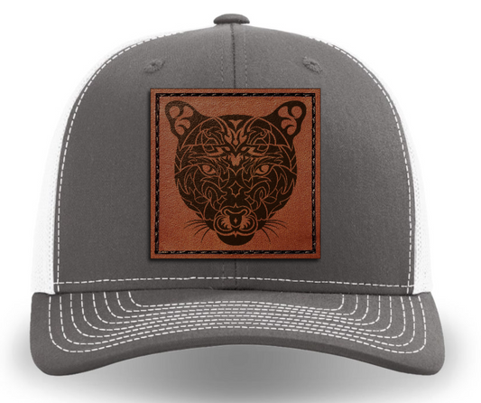 Leather Patch Hat - Mountain Lion - Tribewear Outdoors