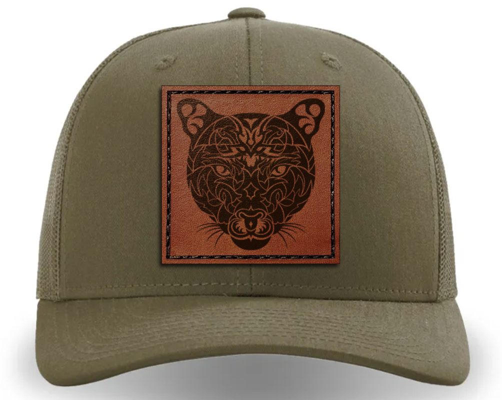 Leather Patch Hat - Mountain Lion