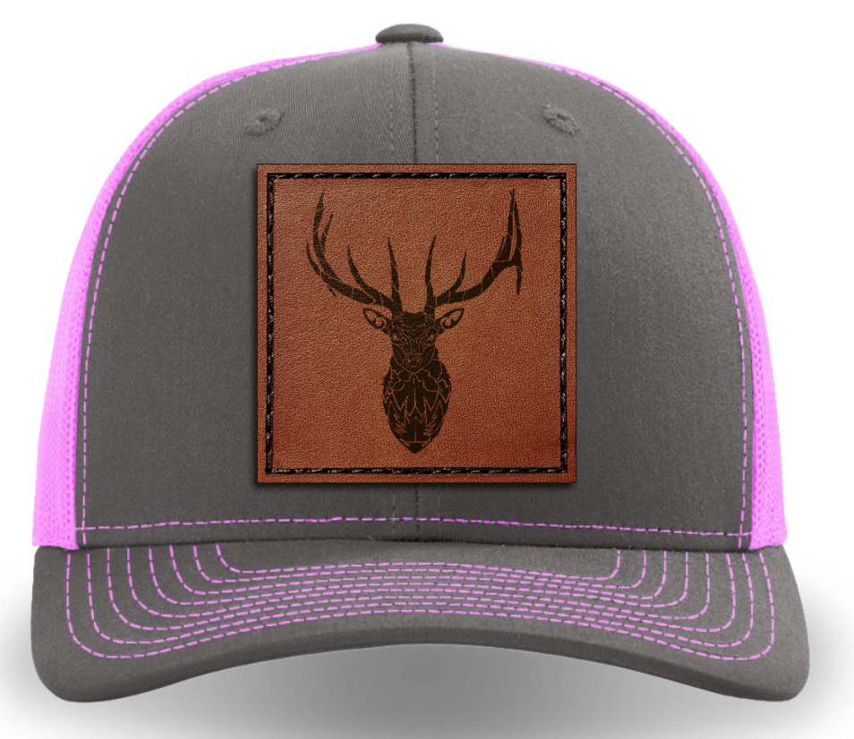 Leather Patch Hat - Elk - Tribewear Outdoors