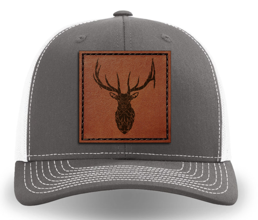 Leather Patch Hat - Elk - Tribewear Outdoors